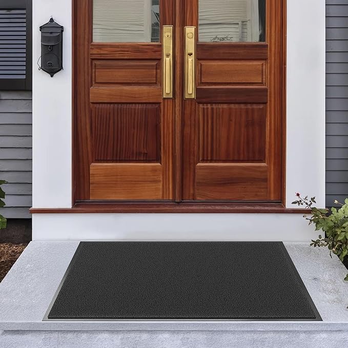 Amyracel Front Door Mat Indoor Outdoor Entrance, 24" x 72" All-Season Waterproof Heavy Duty Doormat for Outside Entry, Stain and Fade Resistant, Low Profile, Easy Clean Patio Entryway Mat