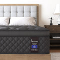 King Mattress, 10 Inch Hybrid Mattresses Medium Firm for Back & Lumbar Support, 100 Night Trial, Individual Pocket Spring Mattresses for Motion Isolation & Pressure Relief