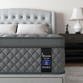 Twin Hybrid Mattress, 10 Inch Medium Mattress Euro Top for Back & Lumbar Support, Individual Pocket Spring Bed for Motion Isolation & Pressure Relief