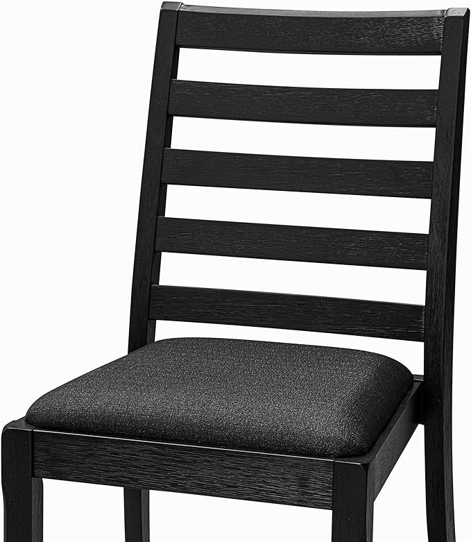 X12X1-006-24 - 13-piece Modern Dining Room Table Set a Rectangular Dining Table and 12 Black Polyester Fabric Stackable Chair, 39x120 Inch, Wire Brushed Black