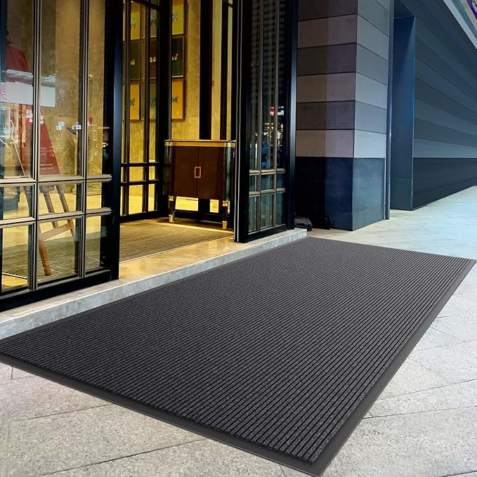 Amyracel Front Door Mat Indoor Outdoor Entrance, 36'' x 120'' All-Season Waterproof Heavy Duty Doormat for Outside Entry, Stain and Fade Resistant, Low Profile, Easy Clean Patio Entryway Mat