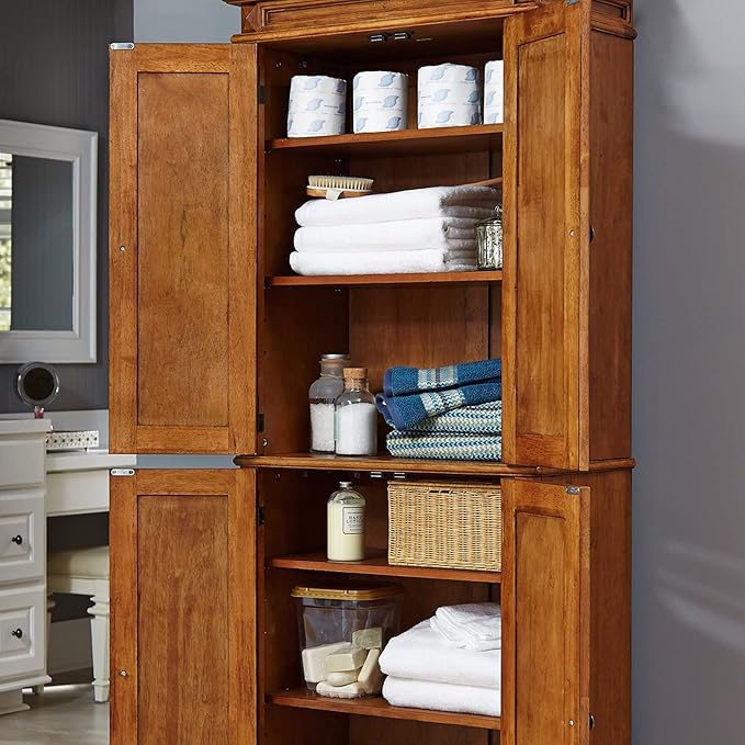 Homestyles Americana Distressed Oak Pantry, 72"H