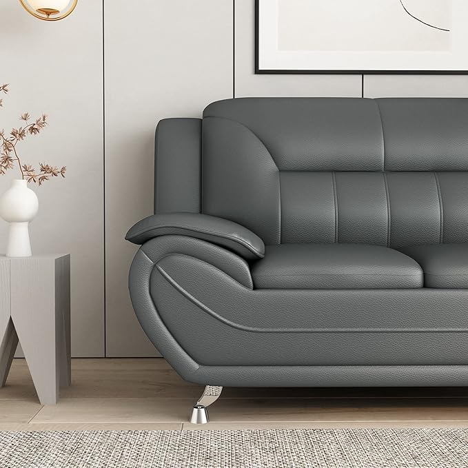 Container Furniture Direct Michael Sofa And Loveseat Gray