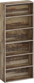 IRONCK Bookshelves and Bookcases Floor Standing 6 Tiers Display Storage Shelves 70 in Tall Bookcase Home Decor Furniture for Home Office, Living Room, Bed Room