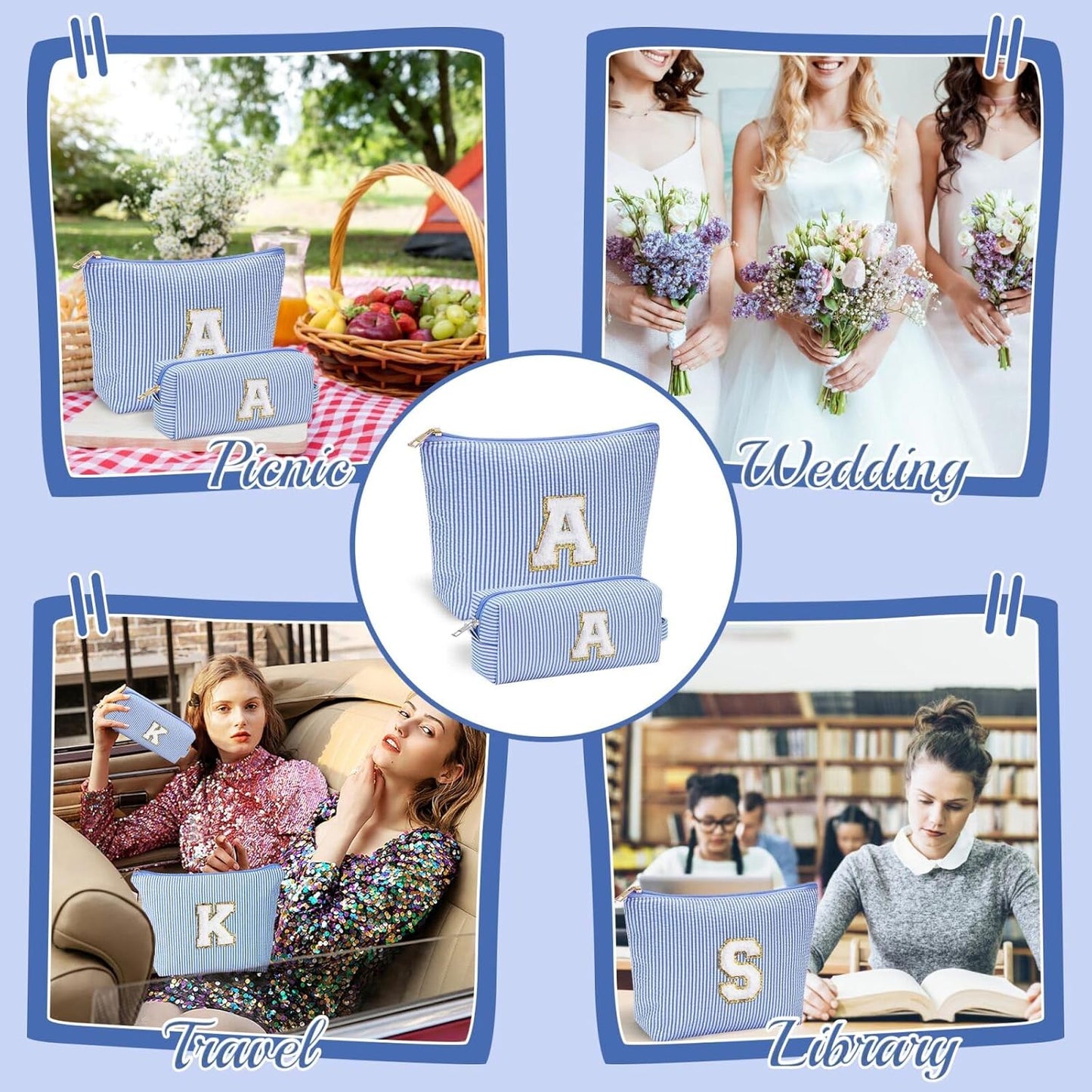 YOOLIFE Mom Gifts for Women, Travel Makeup Bag Organizer | Mother's Day Gift from Daughters | Small Travel Essentials Makeup Bag