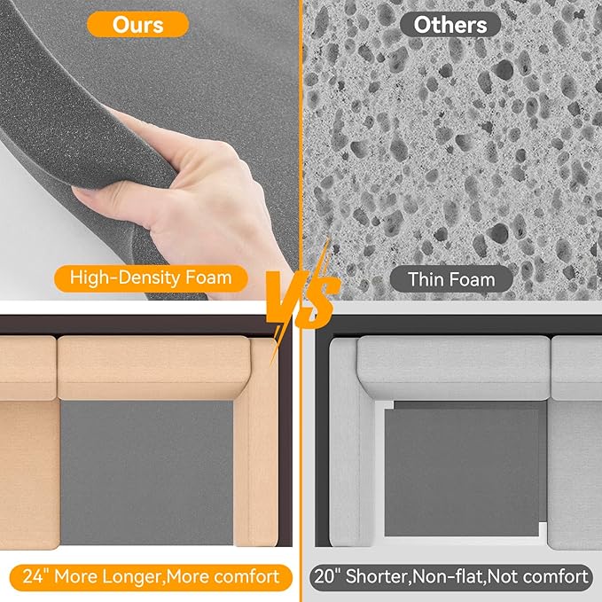 Couch Supports for Sagging Cushions Couch Supporter for Under The Cushions High Density Foam 24 “X 20” Furniture Seat Sagging Repair Set of 3