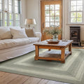 Homespice Grey Cloud Jute Braided Area Rugs, 8x10' Rectangle - Grey, Warm Farmhouse Decor, Perfect for Living Rooms, Dining Areas and Bedrooms - Pet Friendly and Easy to Clean