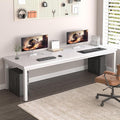 78.7 Inch Large Computer Desk, Long Gaming Table, Modern Two Person Desk Large Executive Office Desk, Double Table at Home, Perfect for Work, Gaming, Studying, and Writing, Etc., White