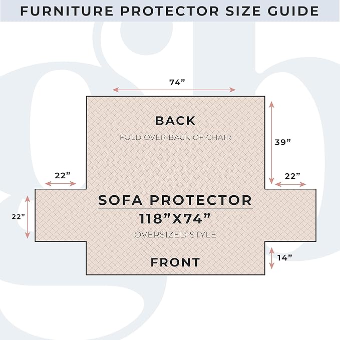 Great Bay Home Reversible Sofa Cover - Washable Slipcover Furniture Protector with Elastic Straps - Couch Cover for Dogs, Kids, and Pets - Quilted & Stitched Detail (Sofa, Black/Taupe)