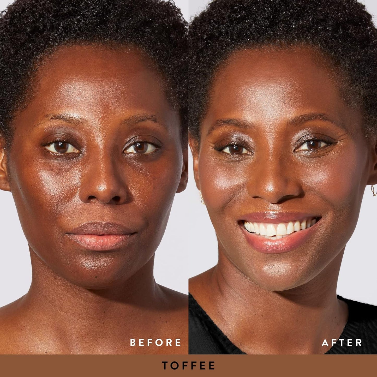 Blush-n-Glow Kit (3 PC): LAURA GELLER NEW YORK Baked Balance-N-Glow Illuminating CC Powder Foundation Toffee, Retractable Kabuki Brush, Baked Blush-N-Brighten Pink Grapefruit