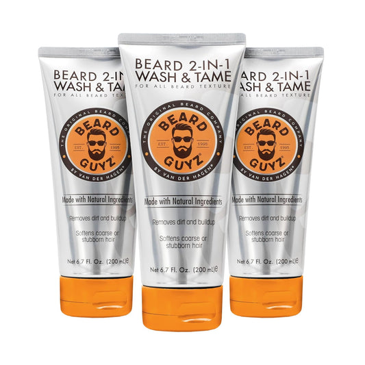 Beard Guyz 2-in-1 Wash & Tame (6.7oz pack of 3)