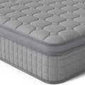 Vesgantti 12 Inch Multilayer Hybrid Cal King Mattress - Multiple Sizes & Styles Available, Ergonomic Design with Memory Foam and Pocket Spring, Medium Firm Feel, Grey