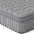Vesgantti 10 Inch Multilayer Hybrid Queen Mattress - Multiple Sizes & Styles Available, Ergonomic Design with Memory Foam and Pocket Spring, Medium Firm Feel, Grey