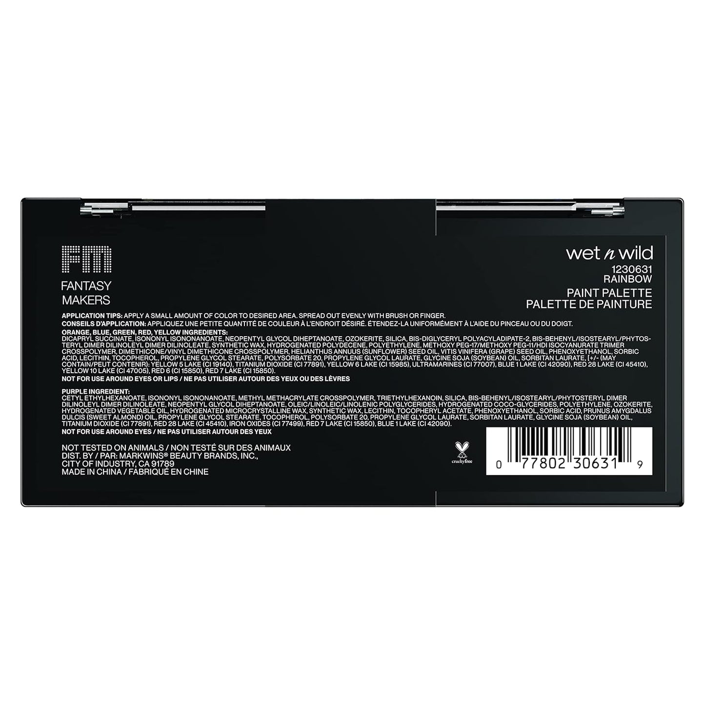 wet n wild Fantasy Makers Paint Palette Rainbow