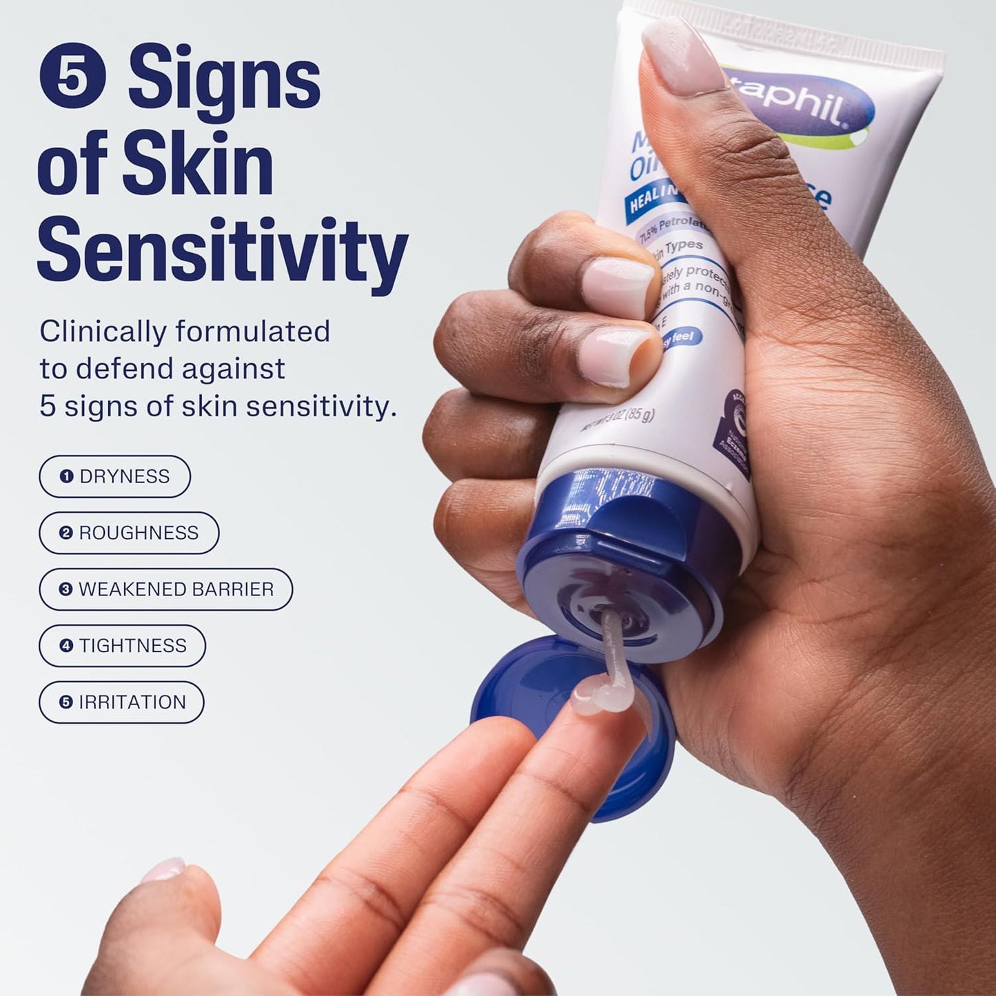 Cetaphil Healing Ointment, 12 oz, For Dry, Chapped, Irritated Skin, Heals and Protects, Soothes Cracked Hands and Chapped Lips, Hypoallergenic, Fragrance Free