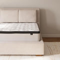 Signature Design by Ashley Full Size Chime 12 Inch Medium Firm Hybrid Mattresswith Cooling Gel Memory Foam for Pressure Relief, Fiberglass Free, Mattress In A Box