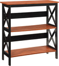 Convenience Concepts Oxford 3 Tier Bookcase, Cherry / Black