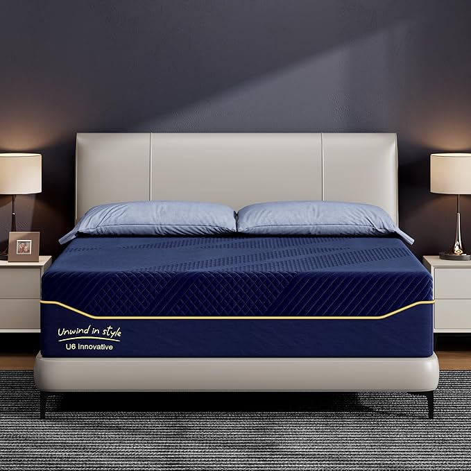 SDHYL Queen Mattress, 12 Inch Gel Infused Memory Foam Mattress for Good Sleep, Bed in a Box Mid Firm CertiPUR-US Certified & Fiberglass Free, Washable Cover, 80"*60"