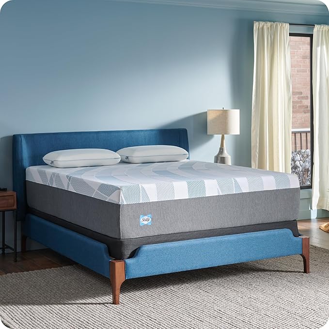 Sealy Dreamlife 14” Hybrid Mattress-in-a-Box, Twin XL, SealyComfort Gel Memory Foam, SealyResponsive Encased Coils, Machine Washable Cover