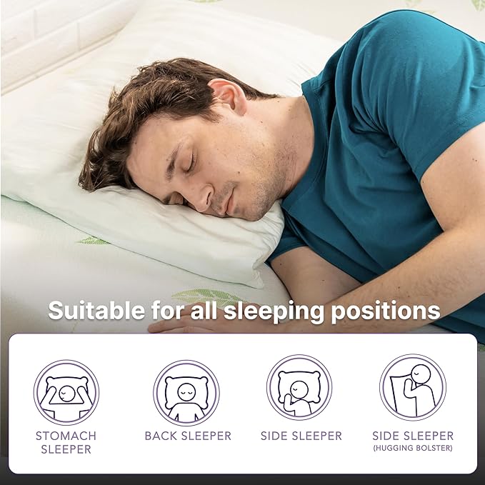 NapQueen Twin XL Size, 12 Inch Anula Green Tea Infused Memory Foam Mattress, Bed in a Box, CertiPUR-US Certified Mattress