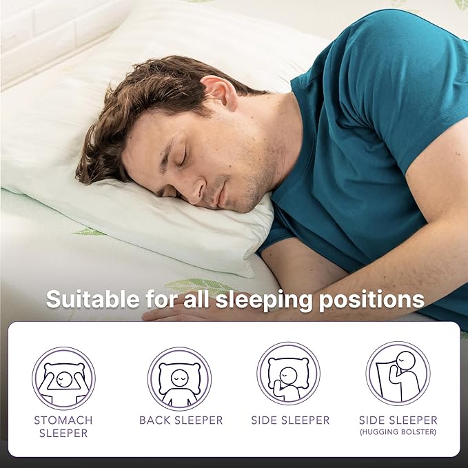 NapQueen Twin XL Size, 10 Inch Anula Green Tea Infused Memory Foam Mattress, Bed in a Box, CertiPUR-US Certified Mattress