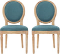 Christopher Knight Home Phinnaeus Fabric Dining Chairs, 2-Pcs Set, Dark Teal