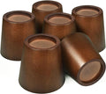 Sopicoz Wooden Bed Risers 3 Inch Round Furniture Risers Set of 6, Heavy Duty Wood Bed Lifts Risers for Bed Frame, Table, Sofa, Couch, Desk, Dresser