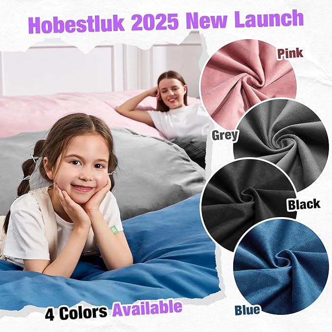 Hobestluk 3FT Bean Bag Chair Large Beanbag with Removable Cover Adult Bean Bag Chair with Portable Handle Desgin for Living Room Bedroom (Black, 3FT)