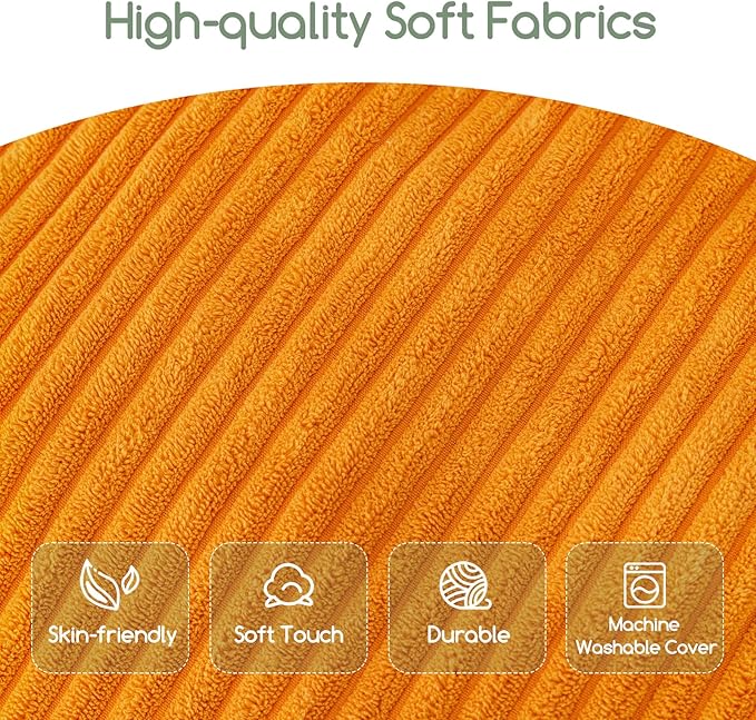 HIGOGOGO Giant Bean Bag Chair Bed for Adults,Convertible Beanbag Folds from Lazy Chair to Floor Mattress Bed,Large Floor Sofa Couch for Adult,Couples,Family,High-Density Foam Filling, Machine Washable