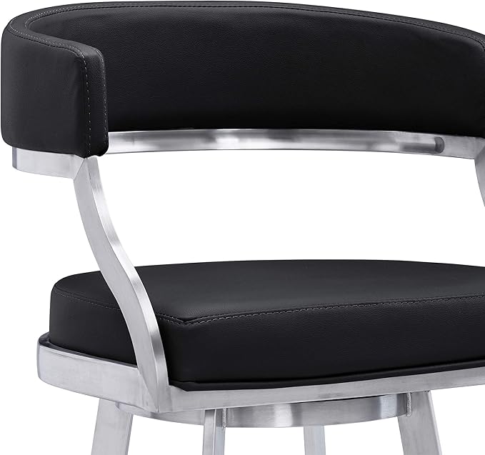 Saturn Bar Stool, 30" Height, Black