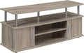 Convenience Concepts Designs2Go Monterey Stand Family Entertainment Center with Storage Cabinets and Shelves, Modern TV Console for Living Room, Office, 47.25", Sandstone