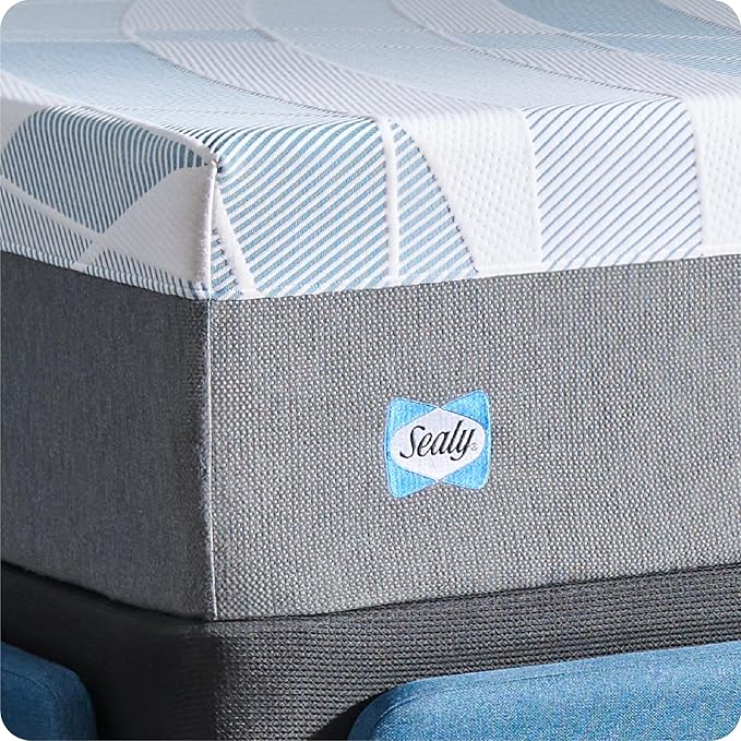Sealy Dreamlife 14” Foam Mattress-in-a-Box, California King, SealyComfort Gel Memory Foam, SealySupport Transition Foam, Machine Washable Cover