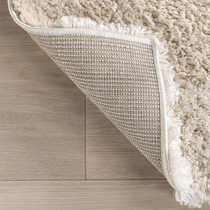 nuLOOM Gloria Abstract Shag Accent Rug, 3x5, Beige