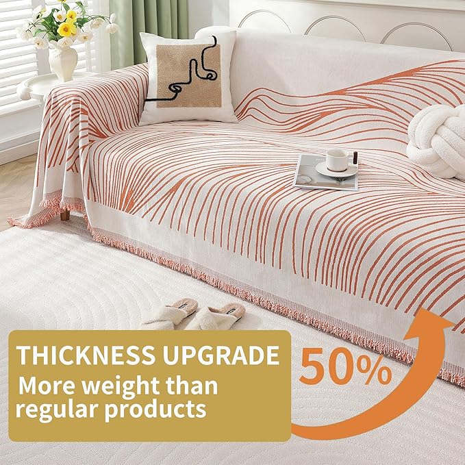 Non Slip Sofa Covers Couch Covers for 3 Cushion Couch Sofa Pet Friendly Washable Couch Covers for Sofa, Soft Thick Sectional Couch Covers L Shape Furniture Protector for Kids, Dogs 71" X118"