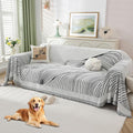 Non Slip Sofa Covers Couch Covers for 2 Cushion Couch Sofa Pet Friendly Washable Couch Covers for Sofa, Soft Thick Sectional Couch Covers L Shape Furniture Protector for Kids, Dogs 71" X102"