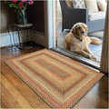 Kingston Country Kitchen Rugs 20x30– A Jute Braided Multi Color Rug to Use in Kitchen, Entryway, and Bathroom