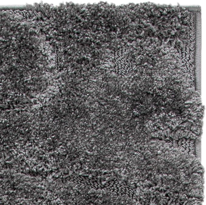 SAFAVIEH Florida Shag Collection Runner Rug - 2'3" x 21', Grey, Scroll Design, Non-Shedding & Easy Care, 1.2-inch Thick Ideal for High Traffic Areas in Living Room, Bedroom (SG455-8013)