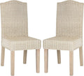 SAFAVIEH Home Collection Odette Grey Wicker Dining Chair