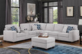Leio Sectional Modular Sofa with Ottoman for Living Room, Apartment, Bedroom, Office, Dorm